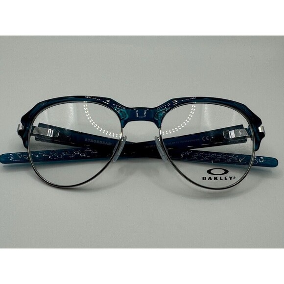 New Women's Oakley Eyeglass Frames Stagebeam Polished Aurora 50/19/140 - Picture 7 of 7